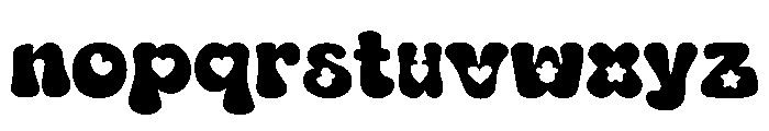 Ovaluna Bold Decorative Font LOWERCASE