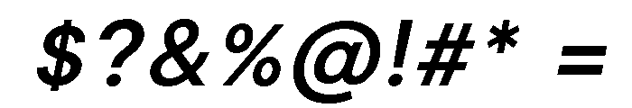 Ovelion Medium Italic Font OTHER CHARS