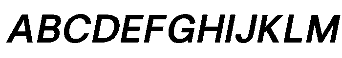 Ovelion Medium Italic Font UPPERCASE