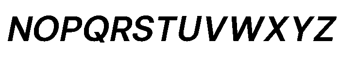 Ovelion Medium Italic Font UPPERCASE