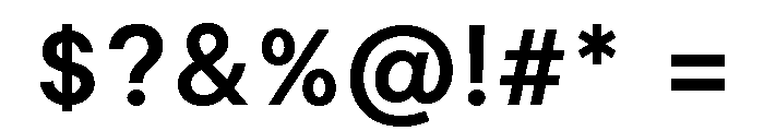 Ovelion SemiBold Font OTHER CHARS