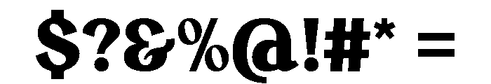 Over Eager Font OTHER CHARS