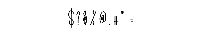 Over Nature Font OTHER CHARS