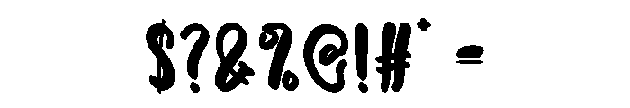 Over Point Font OTHER CHARS