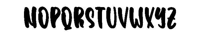 Over Point Font LOWERCASE