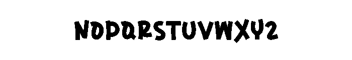 Over Smart Font LOWERCASE