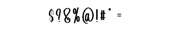 Over Smash Font OTHER CHARS