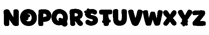Over The Lazy Font LOWERCASE