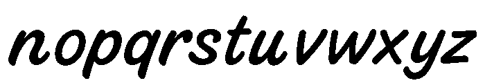 Over Wells Regular Font LOWERCASE