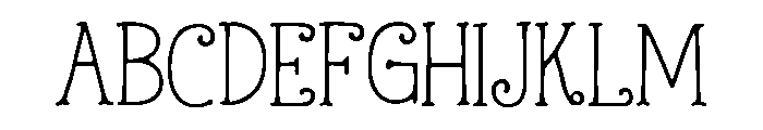Overall Font UPPERCASE