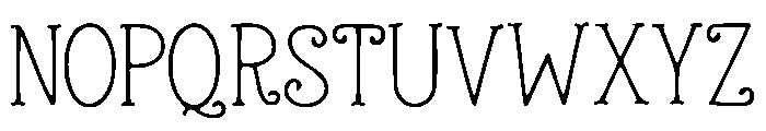Overall Font UPPERCASE