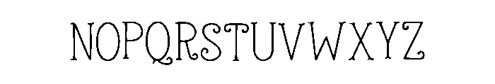 Overall Font LOWERCASE