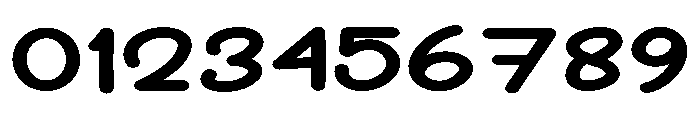 Overbold Font OTHER CHARS