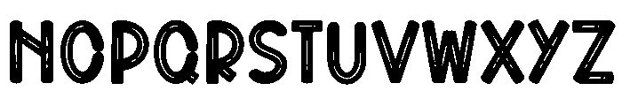 Overbold Font UPPERCASE