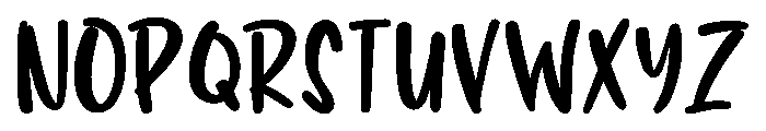 Overglows Regular Font UPPERCASE