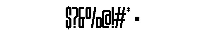 Overhead Regular Font OTHER CHARS