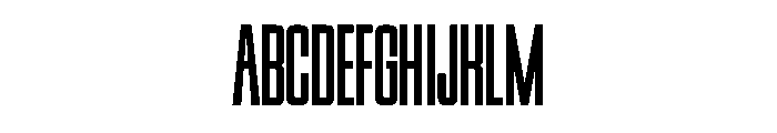 Overhead Regular Font UPPERCASE