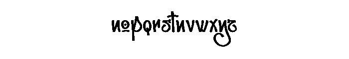 Overheat Font LOWERCASE