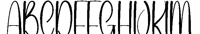 Overheating Font UPPERCASE