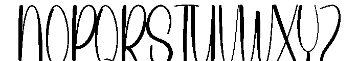 Overheating Font UPPERCASE