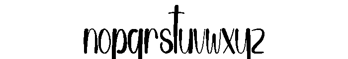 Overheating Font LOWERCASE