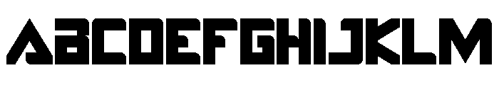 Overmars Font UPPERCASE