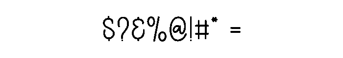 Oversharing Font OTHER CHARS