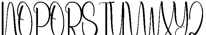 Overshine Font UPPERCASE
