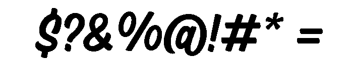 Oversign Regular Font OTHER CHARS
