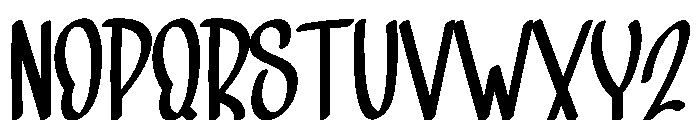 Overstreet Font UPPERCASE