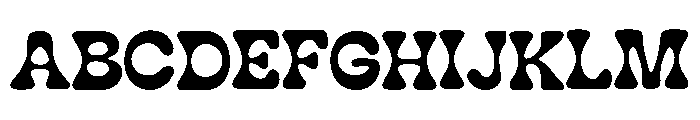 Overthink_Retro Font UPPERCASE