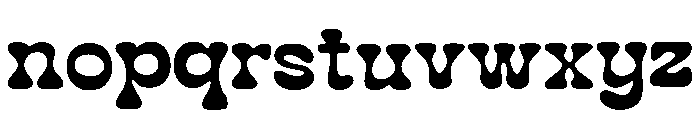 Overthink_Retro Font LOWERCASE