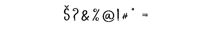 Overthinking1 Font OTHER CHARS