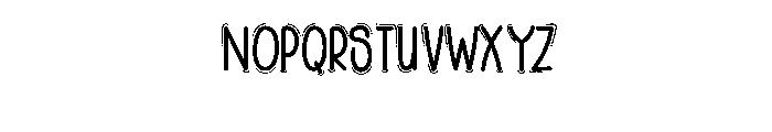 Overthinking1 Font LOWERCASE