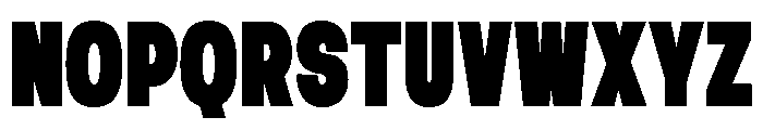 Overush Regular Font UPPERCASE
