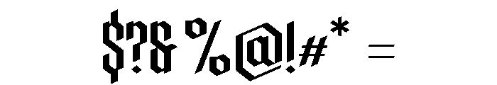 Overwork Font OTHER CHARS