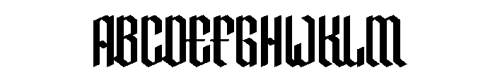 Overwork Font UPPERCASE