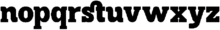 OV Blink Bold otf (700) Font LOWERCASE