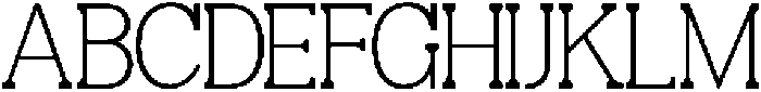 OV Blink Extra Light otf (200) Font UPPERCASE