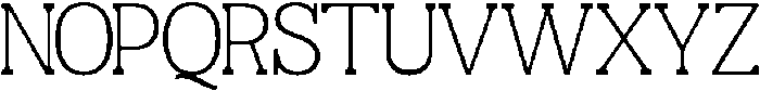 OV Blink Extra Light otf (200) Font UPPERCASE