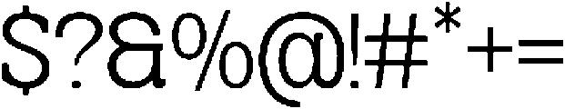 OV Blink Light otf (300) Font OTHER CHARS