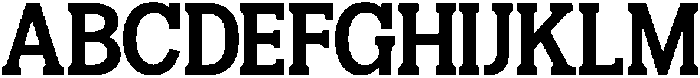 OV Blink Medium otf (500) Font UPPERCASE