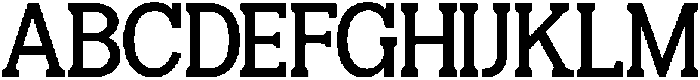 OV Blink Regular otf (400) Font UPPERCASE