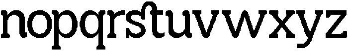 OV Blink Regular otf (400) Font LOWERCASE