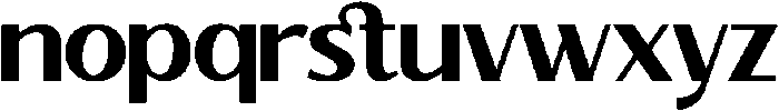 OV Mathos Bold otf (700) Font LOWERCASE