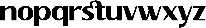 OV Mathos Extra Bold otf (700) Font LOWERCASE