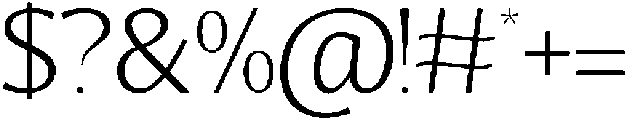 OV Mathos Extra Light otf (200) Font OTHER CHARS