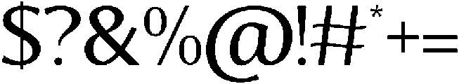 OV Mathos Regular otf (400) Font OTHER CHARS