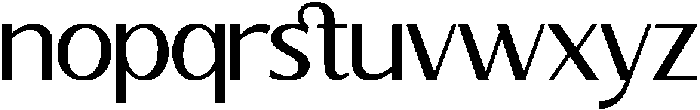 OV Mathos Regular otf (400) Font LOWERCASE