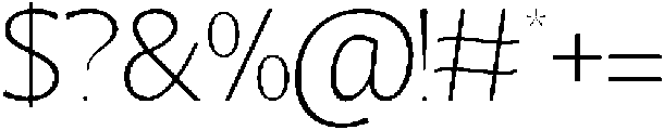OV Mathos Thin otf (100) Font OTHER CHARS
